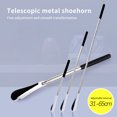 thumbnail image 3 of Yesbay Shoe Horn Free Adjustment Telescope Long Handle Stainless Steel Seniors Boots Seller Metal Shoe Horn Shoe Accessories, 3 of 7