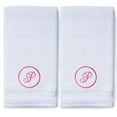 thumbnail image 3 of Monogrammed Hand Towels for Bathroom Kitchen Makeup | Personalized Gift for Wedding-Bridal | Custom Luxury Turkish Towel | Spa Collection, Oversized, 16 X 30 Inch, Set of 2, 3 of 3