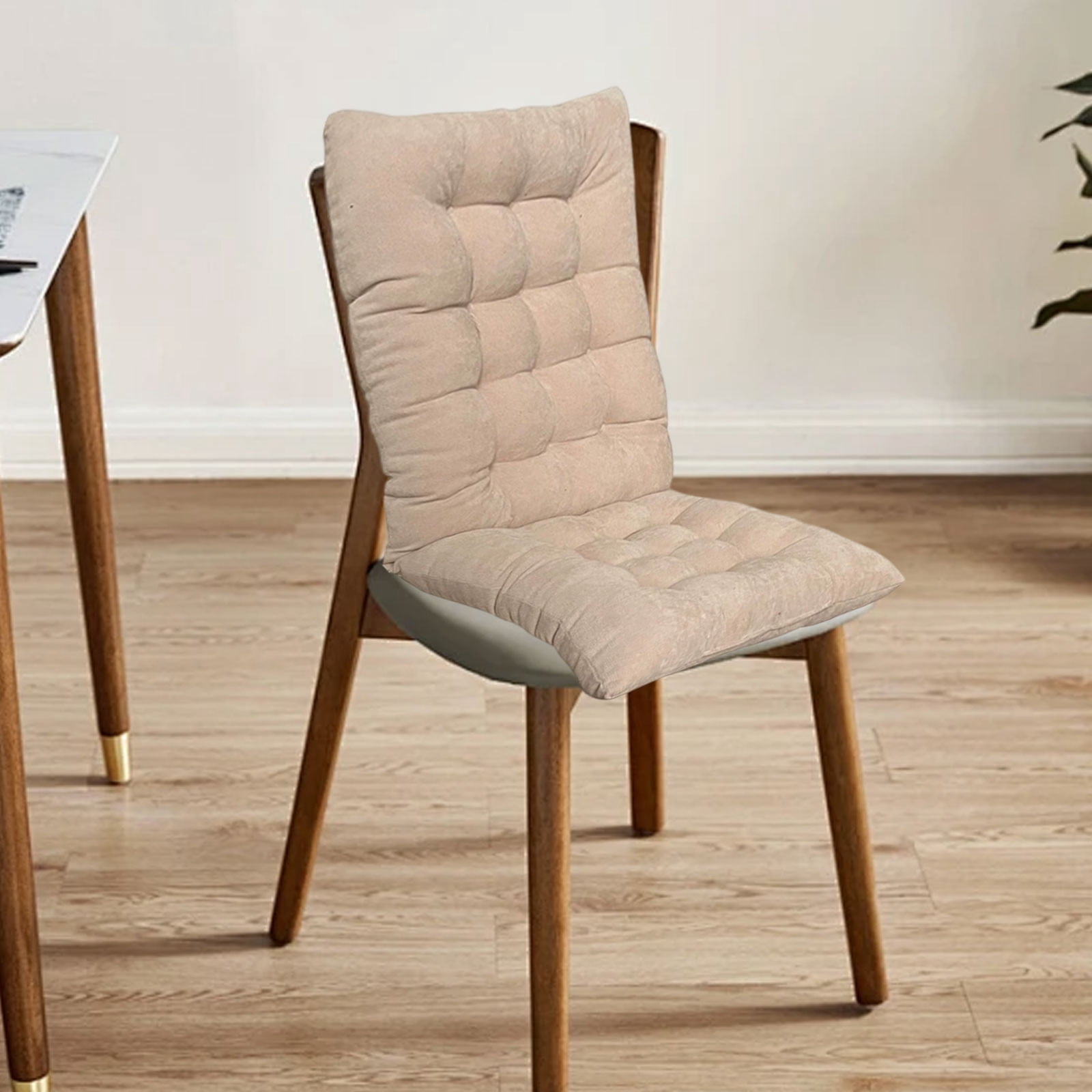 HongMinWen High Back Chair Seat Cushion, Dining, Office Chair Pads with Ties Thickened One-Piece Rocking Chair Cushion, Indoor/Outdoor Furniture Patio Chair Cushion