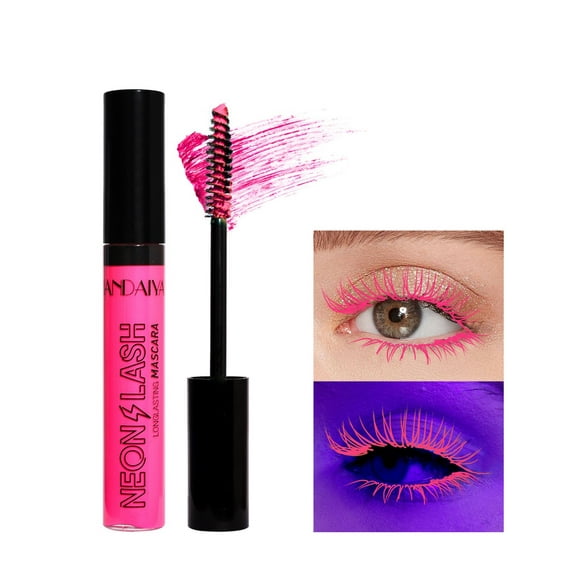 SUNSIOM Waterproof Color Mascara Fluorescent Colored Mascara Volume and Length Long Lasting Mascara for Women