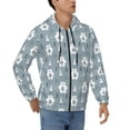 thumbnail image 4 of Zip Up Hoodies for Men - bead tree winter Long Sleeve Comfrt Men'S Fashion Hoodies & Sweatshirts, Jackets for Men Hoodies Pullover Clothing Clothes with Pouch, 4 of 5