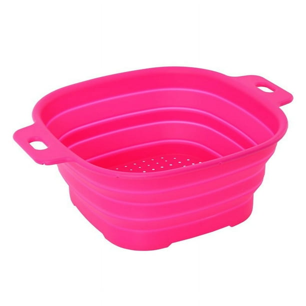 Folding Drains Basket Kitchen Sink Multi-functional Fruit And Vegetable Basket Fruit And Vegetable Basket Expansion Silicones Folding Filter Basket