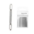 thumbnail image 4 of Rdeghly Precise Hand Drill,Double Hand Drill Rust Proof Durable 2 Collet Design 3 Jaw Collet Ergonomic Handle With Twist Bit Hand Drill Set,Drill Bit, 4 of 8