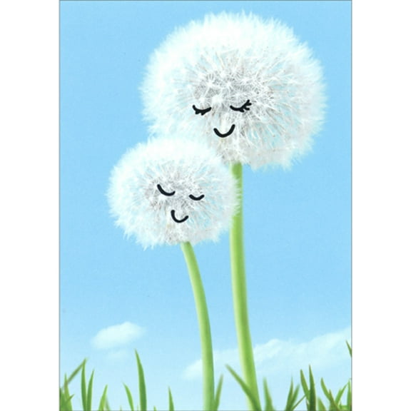 Avanti Press Mom and Child Dandelions Cute Mother's Day Card for Mom