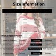 thumbnail image 3 of Sorvello Sweaters for Womens Oversized Sweaters Lightweight Knit Color Block Pullover Sweater Fall Winter Blue 2XL, 3 of 5