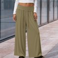 thumbnail image 2 of IMENGL Women's Wide Leg Pants Soft Yoga Sweat Comfy High Waisted Pajama with Pockets Trousers Loose Casual Cropped Pant for Womens,M-XXXXXXL, 2 of 5