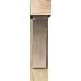 thumbnail image 2 of Ekena Millwork 8"W x 30"D x 34"H Thorton Block Rough Sawn Bracket w/ Offset Brace, Douglas Fir, 2 of 25