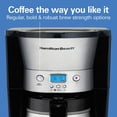 thumbnail image 5 of Hamilton Beach Programmable Coffee Maker with 10 Cup Thermal Carafe, 3 Brewing Options, Auto Shutoff & Pause and Pour, Stainless Steel (46899R), 5 of 15