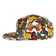thumbnail image 3 of Easygdp Retro Floral Butterfly Baseball Cap with Adjustable Flat Suitable for Head Circumference 22.4-23.6 in, 3 of 9