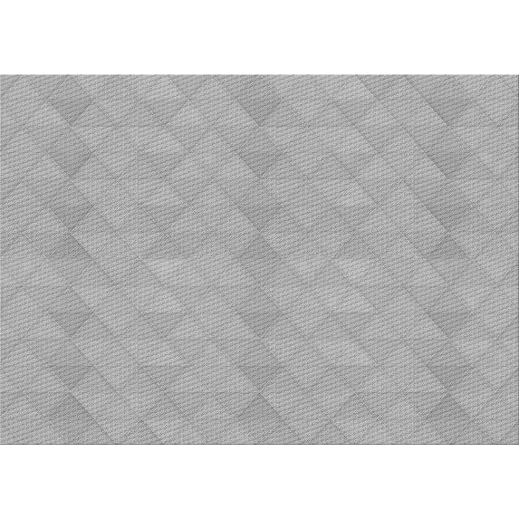 Ahgly Company Machine Washable Indoor Rectangle Transitional Silver Gray Area Rugs, 2' x 3'