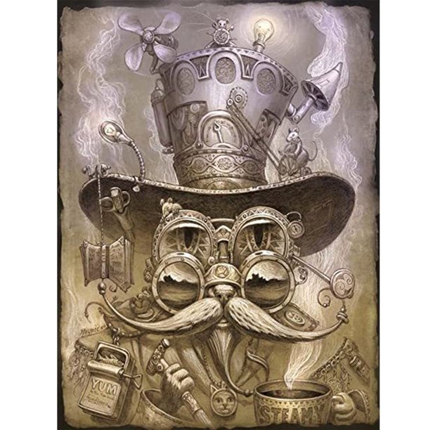 Cuadros Decorativos 5D bricolaje taladro redondo completo diamante pintura gato Kit decoración del hogar arte artesanía Wdftyju de costura negro 4 estilos