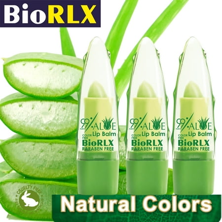 BioRLX %99 Aloe Vera Lip Balm Color Free | Walmart Canada BioRLX %99 Aloe Vera Lip Balm Color Free | Walmart Canada