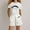 White, variant on Cute Outfits Kids Girls Short Sleeve T Shirt and Shorts Beach Vacation Clothes Loungewear Fashion Outfit #Black 6-7Years