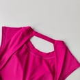thumbnail image 5 of New Sexy Short Backless Fixed Chest Pad Sports T-shirt Vest Women's Tight Fittings Quick Drying Slimming Yoga Suit Top Clothing, 5 of 6
