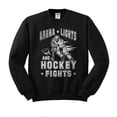 thumbnail image 1 of Arena Lights and Hockey Fights Sweatshirt Unisex Large Black, 1 of 5