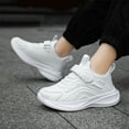 thumbnail image 6 of Kogui Sneakers Girls Fashion Sneakers Shoes for Girls Everyday Wear Size 1 (White,Big Kids 1), 6 of 9