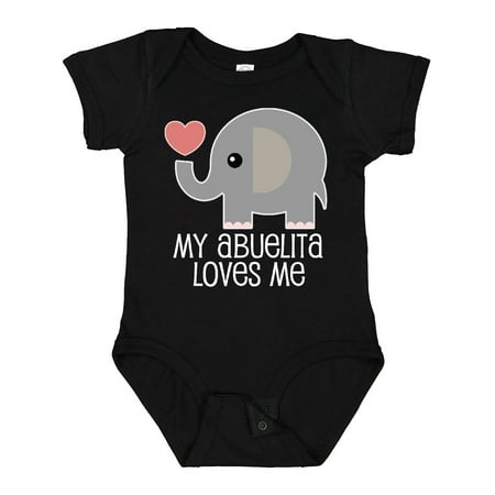 

Inktastic My Abuelita Loves Me Gift Baby Boy or Baby Girl Bodysuit