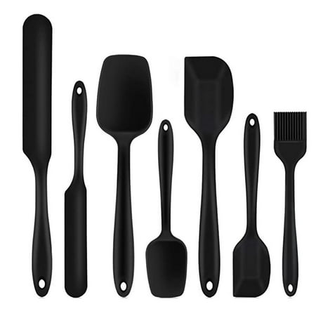 

Hfyihgf Spatula Oil Brush Baking Silicone Kitchenware 7-piece Cream Spatula Set