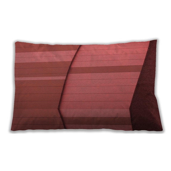 Ahgly Company Indoor Rectangular Contemporary Lumbar Throw Pillow, 13 inch by 19 inch