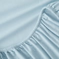 thumbnail image 5 of Color Sense 100% Cotton King  Blue Flannel Sheet Set, Double Brushed and Extra Warm 4-Piece Set, 5 of 9