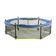 thumbnail image 3 of Machrus Upper Bounce Trampoline Spring Cover - Replacement Safety Pad for Trampolines Fits 55" Round Mini Rebounder Trampoline with 3" Skirt Padding all around Frame and Legs - Blue, 3 of 4