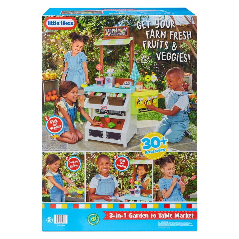 Little Tikes 3-in-1 Garden to Table Market Kitchen Playset photo 6