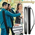 thumbnail image 3 of Cylinder Insulated Beer Cooler Bag with Shoulder Strap,Portable Golf Picnic Carrier for Wine Bottles and Beverages with Thermal Lining for Outdoor Activities and Camping(Black), 3 of 4