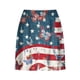 thumbnail image 3 of Faldas de Verano para Mujeres Falda de Tenis Atlético Plisado Estampado Hoja Elástico Pantalones Cortos de Yoga con Forro, 3 of 5