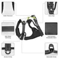 thumbnail image 6 of Haiem Hunting Frog Pattern No-Pull Dog Harness Reflective Front Clip Vest with Handle,Step-in Air Dog Harness,Adjustable 2 Metal Rings 4 Buckles-Large, 6 of 6