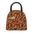 thumbnail image 1 of Honeii Peanuts2 Sac à Lunch Isolé Imprimé Réutilisable pour Femmes avec Poche pour Travail Pique-Nique Voyage, 1 of 6