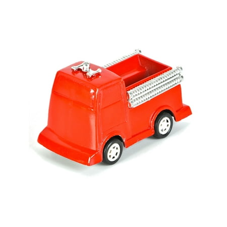 12 Count Pull Back Toy Fire Engine Trucks Costume Accessory