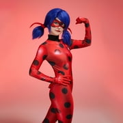 [Officially Licensed] Miraculous Ladybug Costume 3D Digital Printing Jumpsuit for Halloween, S