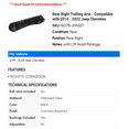 thumbnail image 2 of Rear Right Trailing Arm - Compatible with 2014 - 2022 Jeep Cherokee 2015 2016 2017 2018 2019 2020 2021, 2 of 2
