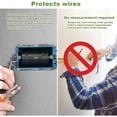 thumbnail image 5 of 10Pcs Drywall Outlet Box Marker,Electrical Outlet Marker for Drywall Wire Protection Drywall Electrical Box Locator Grey, 5 of 10