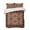 Brown, variant on Quilts Twin Size, Brown Red Boho Soft Comforter Bedding Set for Bed, Vintage Geometric Abstract Art Lightweight Quilted Bedspread with Pillow Cover(2 Pieces) for All Season, 68x86 Inch