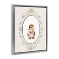 thumbnail image 2 of Stupell Industries Cottage Spring Gingham Baby Duck Gray Floating Frame Canvas Art, 25 x 31, by Christine Simpson Art, 2 of 8