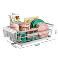 thumbnail image 2 of BEHERZT Large Stainless Steel Dish Drying Racks with Drainboard,Countertop Dish Drainer Rack,Kitchen Sink Dish Rack,Gray, 2 of 6