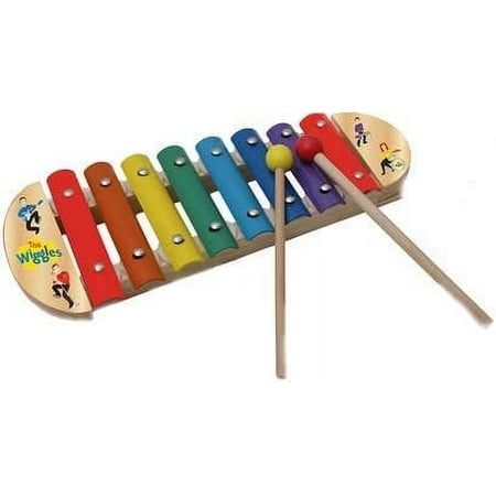 The Wiggles Wooden Xylophone With Tuned Metal Keys For Authentic Sound New
