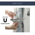 thumbnail image 4 of Evideco French Home Goods Plume Feather Gray White Curtain Tiebacks 2 Count, 4 of 8