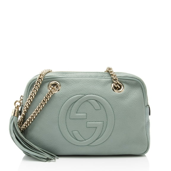 Pre-Owned Gucci Leather Soho Chain Small Shoulder Bag