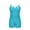Sky Blue, variant on Plus Size Tankini Swimsuits Women Two Piece Spaghetti Strap Bathing Suit Flared Tankinis Swim Top with Shorts(Orange 3XL)