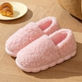 thumbnail image 2 of CAIXIA Women's Memory Foam Slippers for Comfort Soft Lined Indoor Outdoor Slide On with Heel Support and Non Sole,Pink, 2 of 6