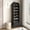 black, variant on NEYGLIM 71" Tall Arched Bookshelf, 8-Tier Bookcase with Drawer, Freestanding Display Shelf for Home Office, Black