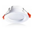 thumbnail image 1 of DHKLFA Lote de 4 plafonniers empotrados à LED IP65 étanche 5 W blanc chaud rond spot encastrable, plástico, blanc, 1 of 1