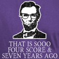 thumbnail image 3 of CafePress - Hipster Lincoln T Shirt - Men's Classic Graphic Cotton T-Shirt, 3 of 4