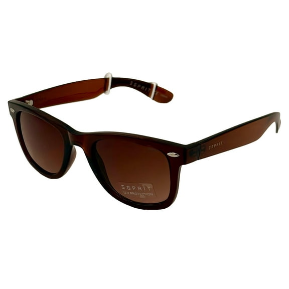Esprit Womens Sunglass Brown Square Plastic, Gradient Lens ET39123 535