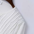 thumbnail image 5 of qucoqpe Men's Summer Linen Pullover Tops Trendy V Neck Pleated Front Loose Fit Long Sleeve Tee Shirts, 5 of 7