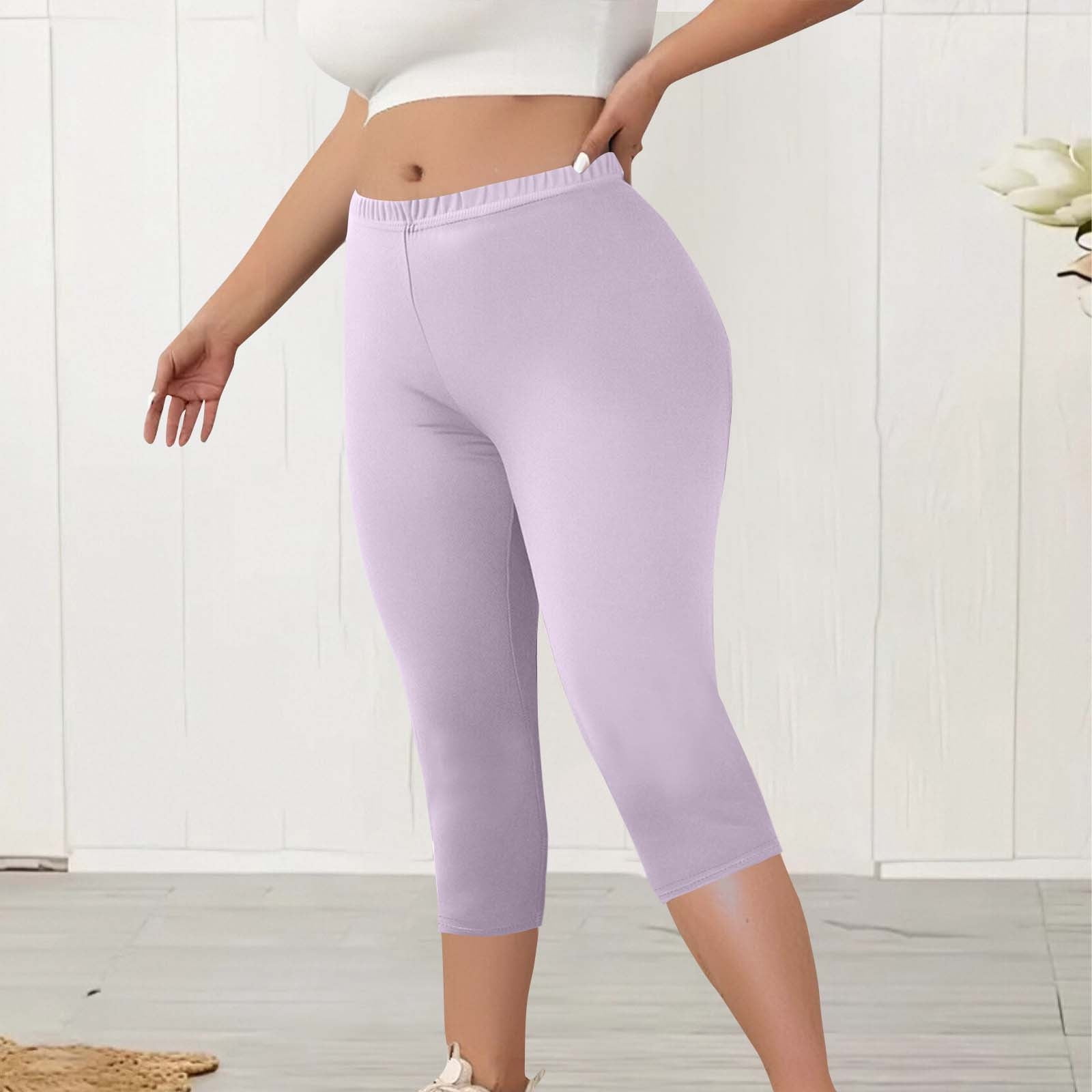rosy_monster POSY legging pants XSサイズ Eryao 3 Pack Womens Plus Size Knee Length Leggings Elastic High