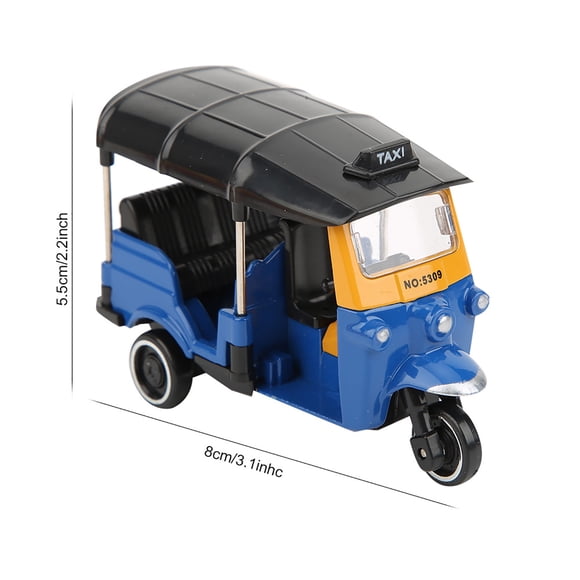 Triciclo De aleación, Modelo De Coche Triciclo, Vehículos De Alta Simulación Para Niños, Juguete Con Función Deslizante