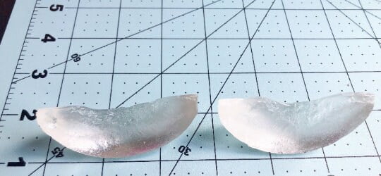 Realistic 6 Slices of Peach Silicone Mold. For Wax | Soap | Resin Castings| Not Food Grade